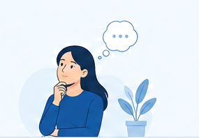Think reflection illustration