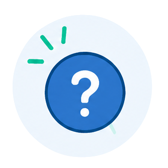 Question mark icon representing asking for clarification.